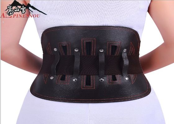 LA CHINE Soulagement en cuir de ceinture de soutien de dos lombaire de plaques d'acier la douleur de la taille fournisseur