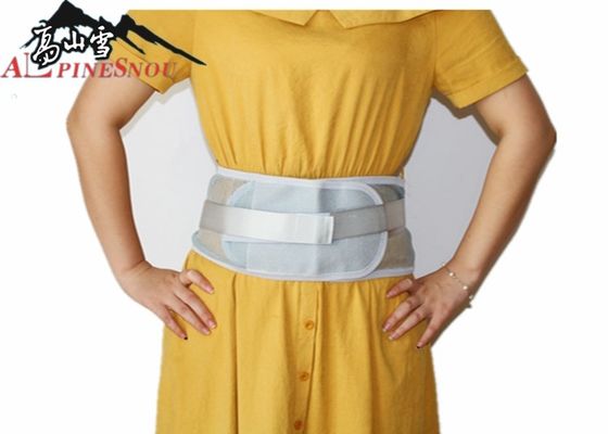 LA CHINE Croix - raidissement de la couleur respirable de gris argenté de tissu de maille de ceinture de soutien de taille fournisseur